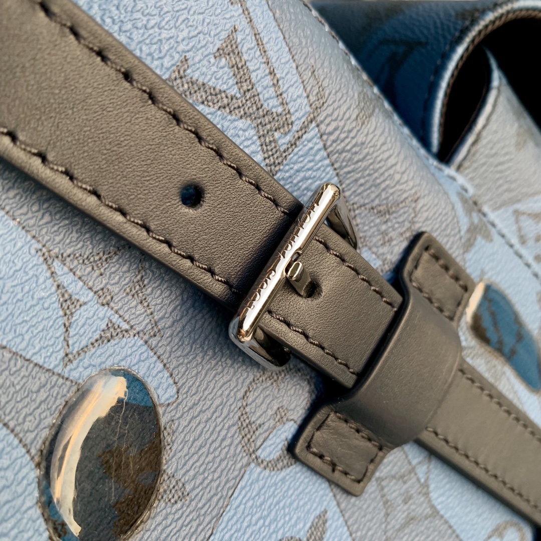 M22636 藍色 LV 頂級復刻 雙肩包 背包