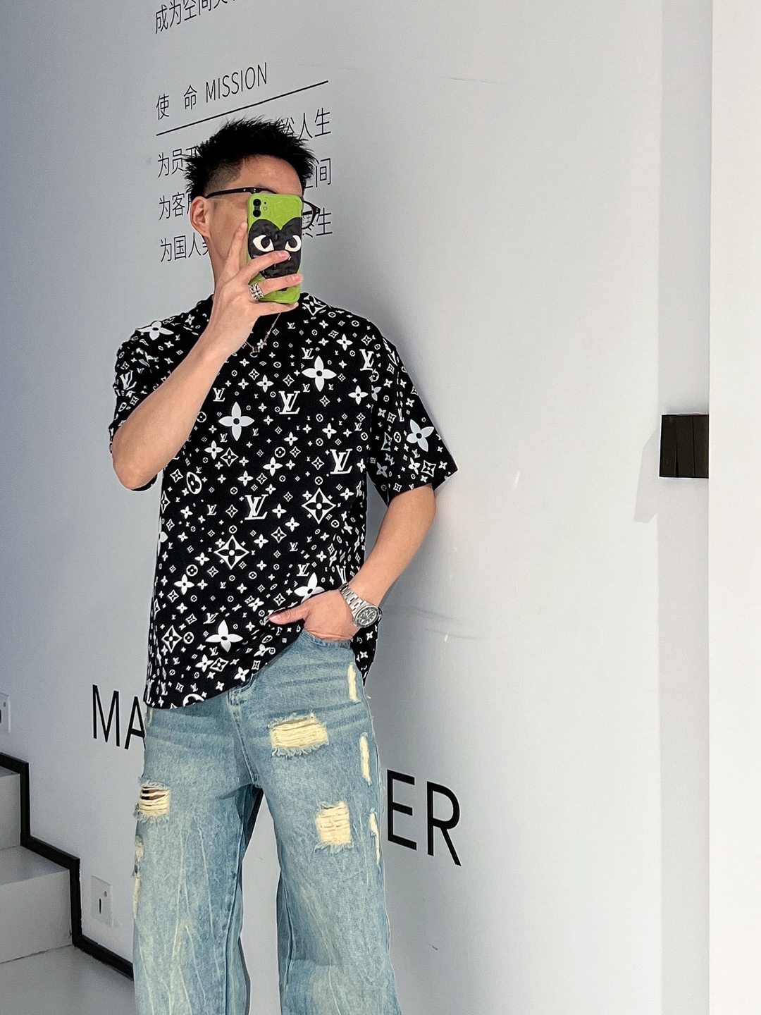 手感特別好 定制面料 LV一比一復刻 原單衣服 短袖T恤