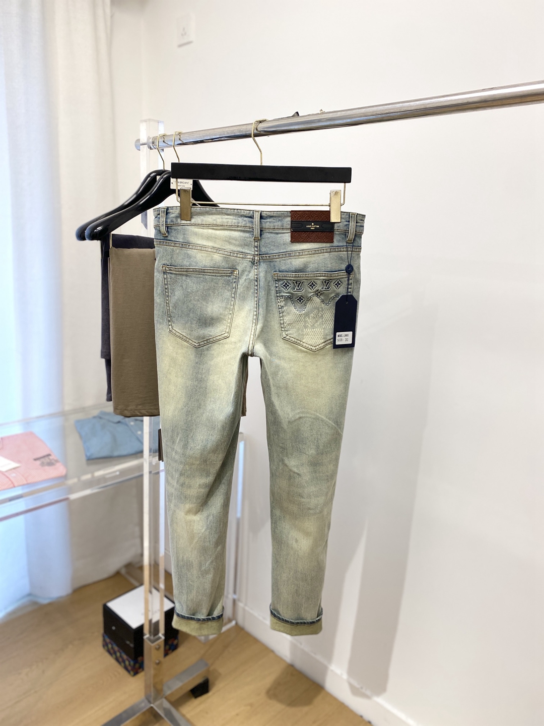 LV 原單 褲子頂級牛仔褲原廠出品 批發零售