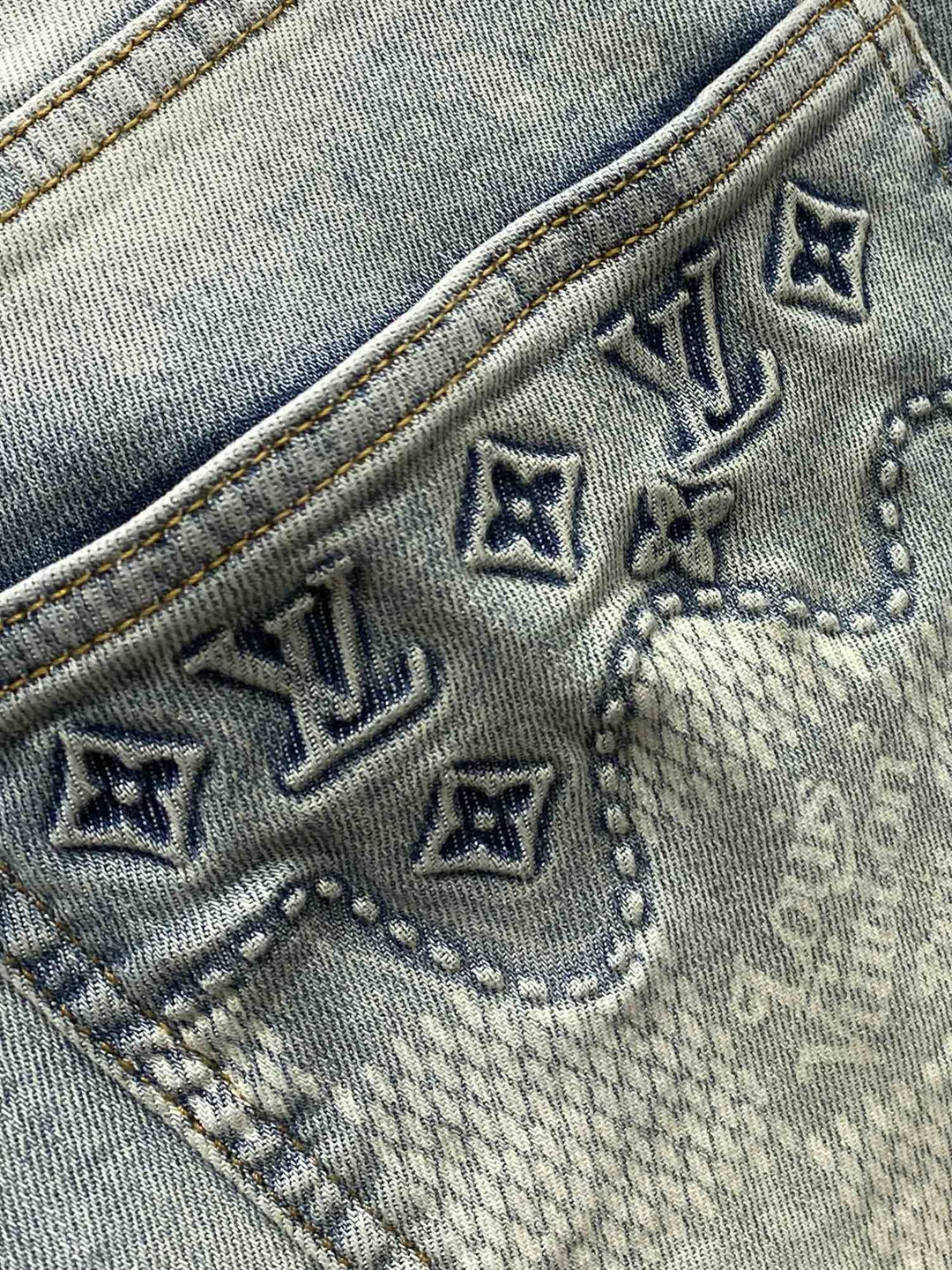 LV 原單 褲子頂級牛仔褲原廠出品 批發零售