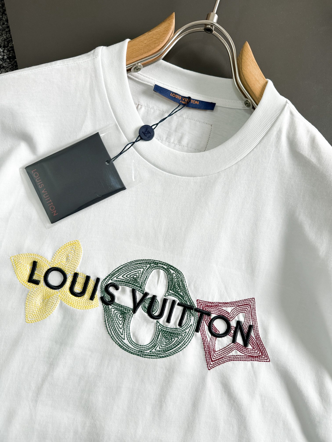 頂級原單LV衣服 新品純棉短袖T恤 Monogram圖案