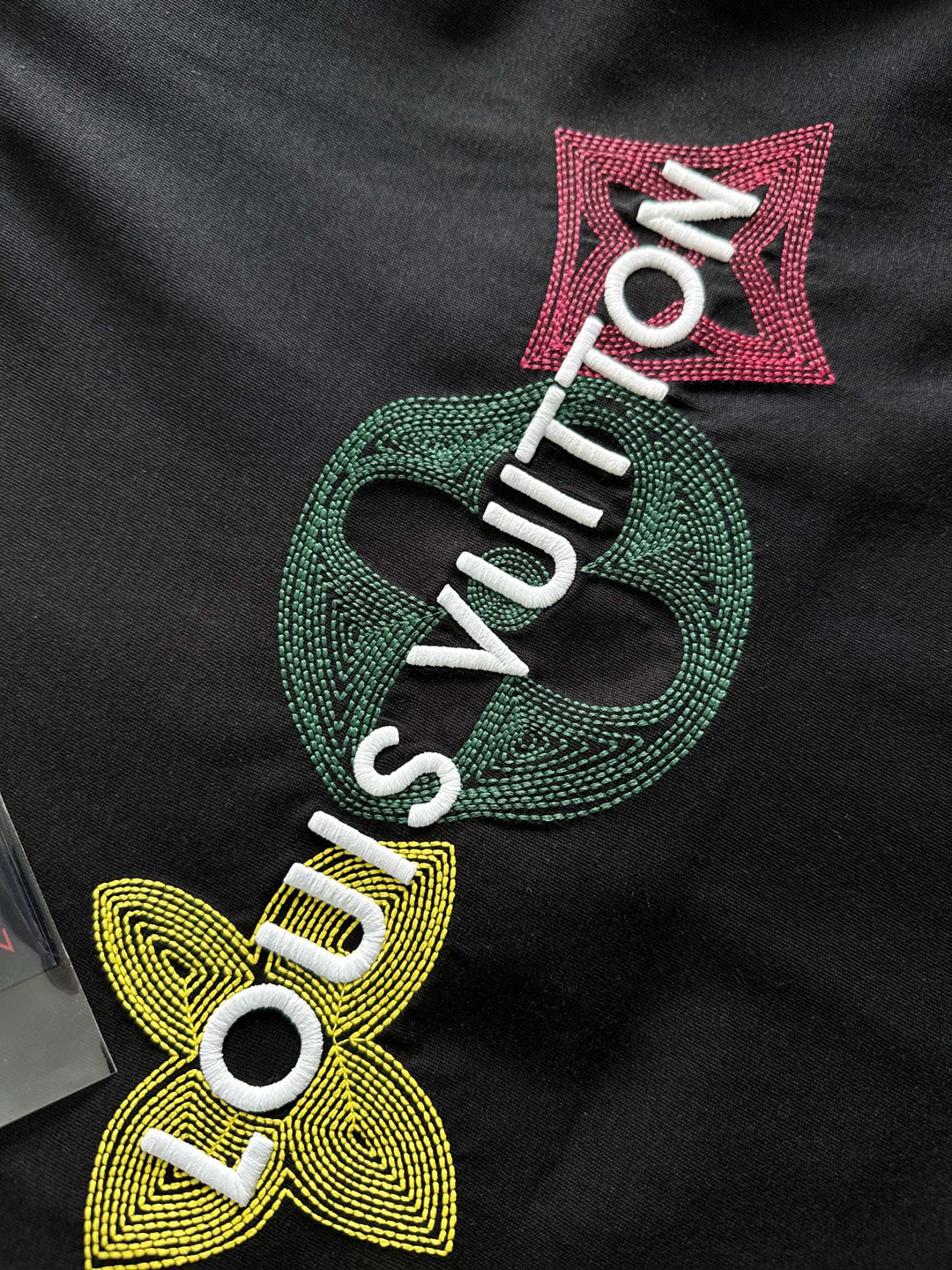 2024新品 LV原單衣服 重工打造 刺繡純棉T恤男裝