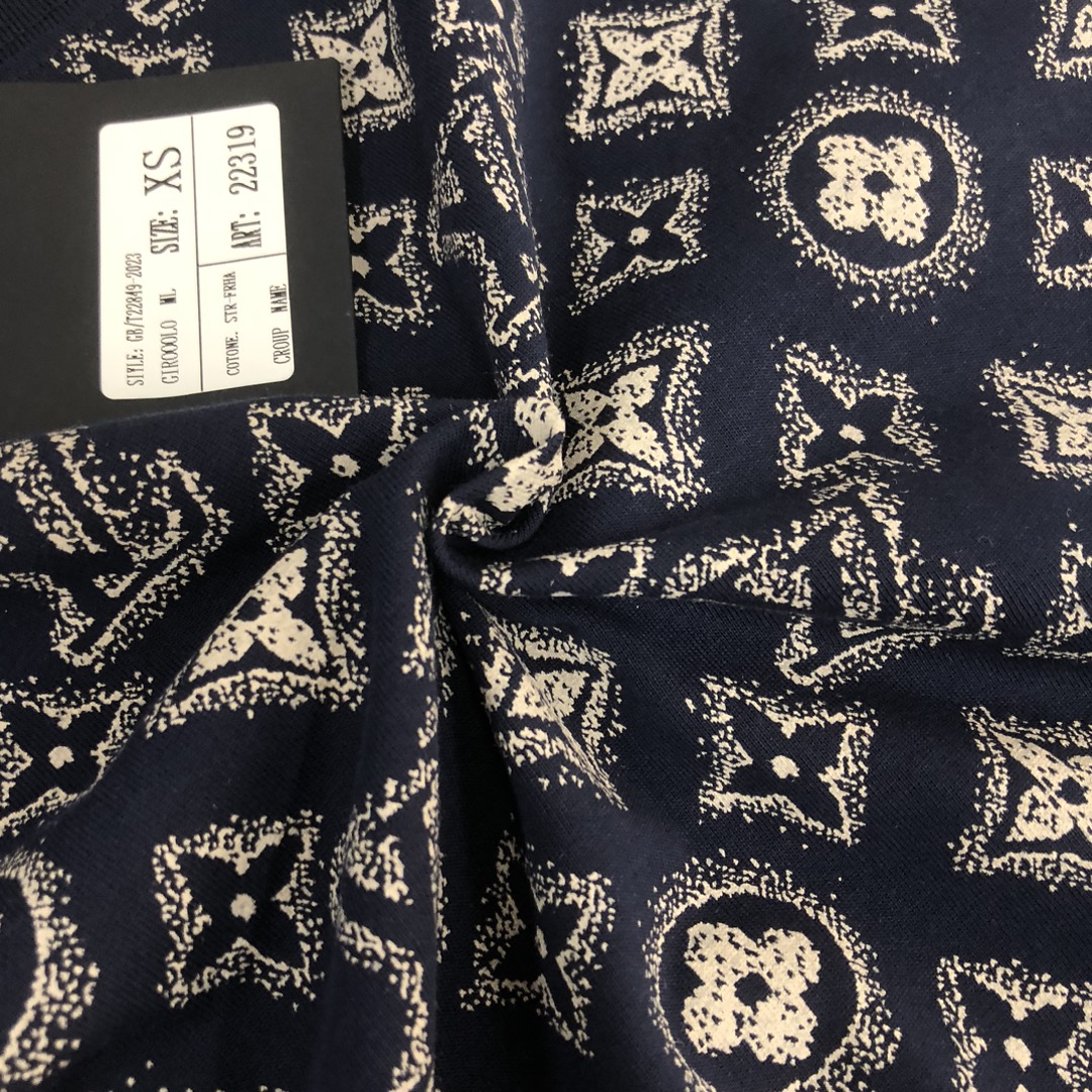 Louis vuitton/LV 1:1原單純棉短袖T恤 定制面料 可批發零售