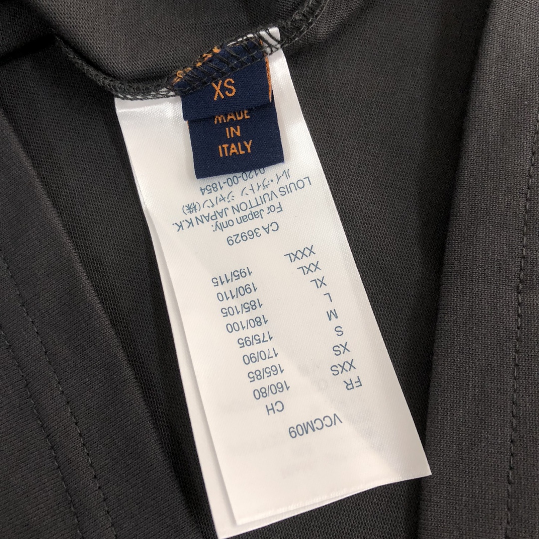 Louis vuitton/LV高仿服裝2024春夏新品定制圓領短袖奢侈品牌T恤