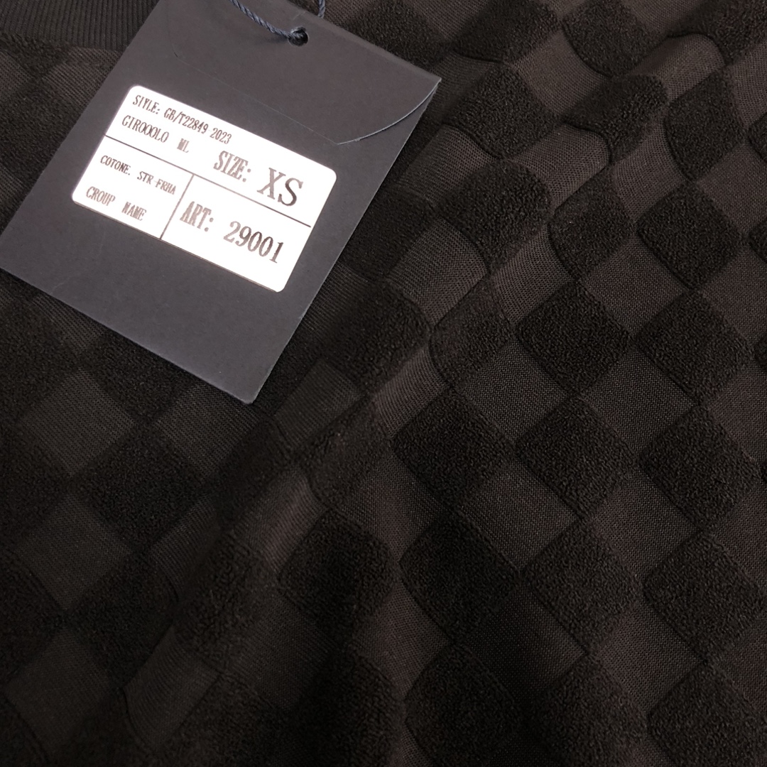 Louis vuitton/LV A貨衣服純色短袖T恤 黑色