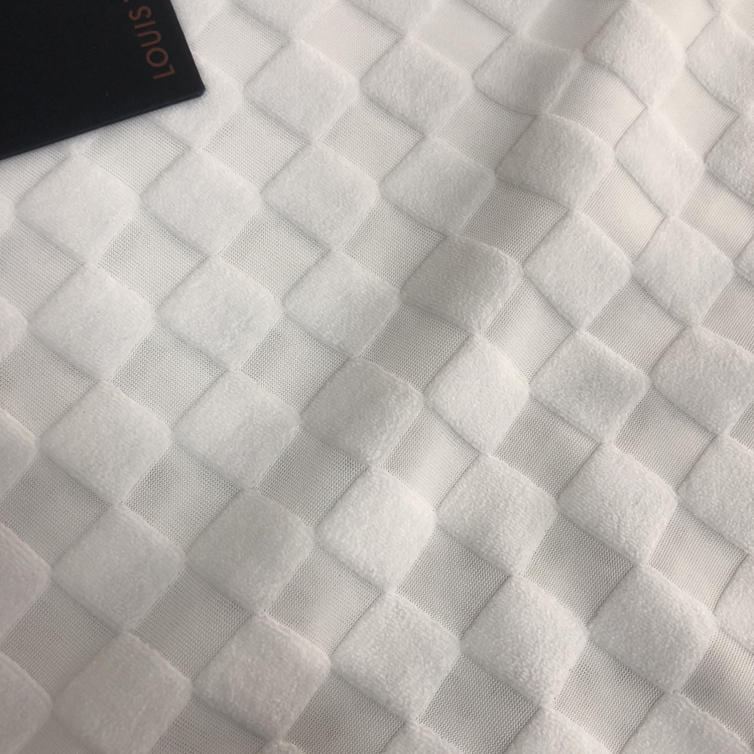 Louis vuitton/LV一比一定制棉面料經典盤棋格圓領短袖T恤