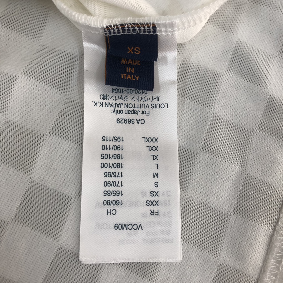 Louis vuitton/LV一比一定制棉面料經典盤棋格圓領短袖T恤