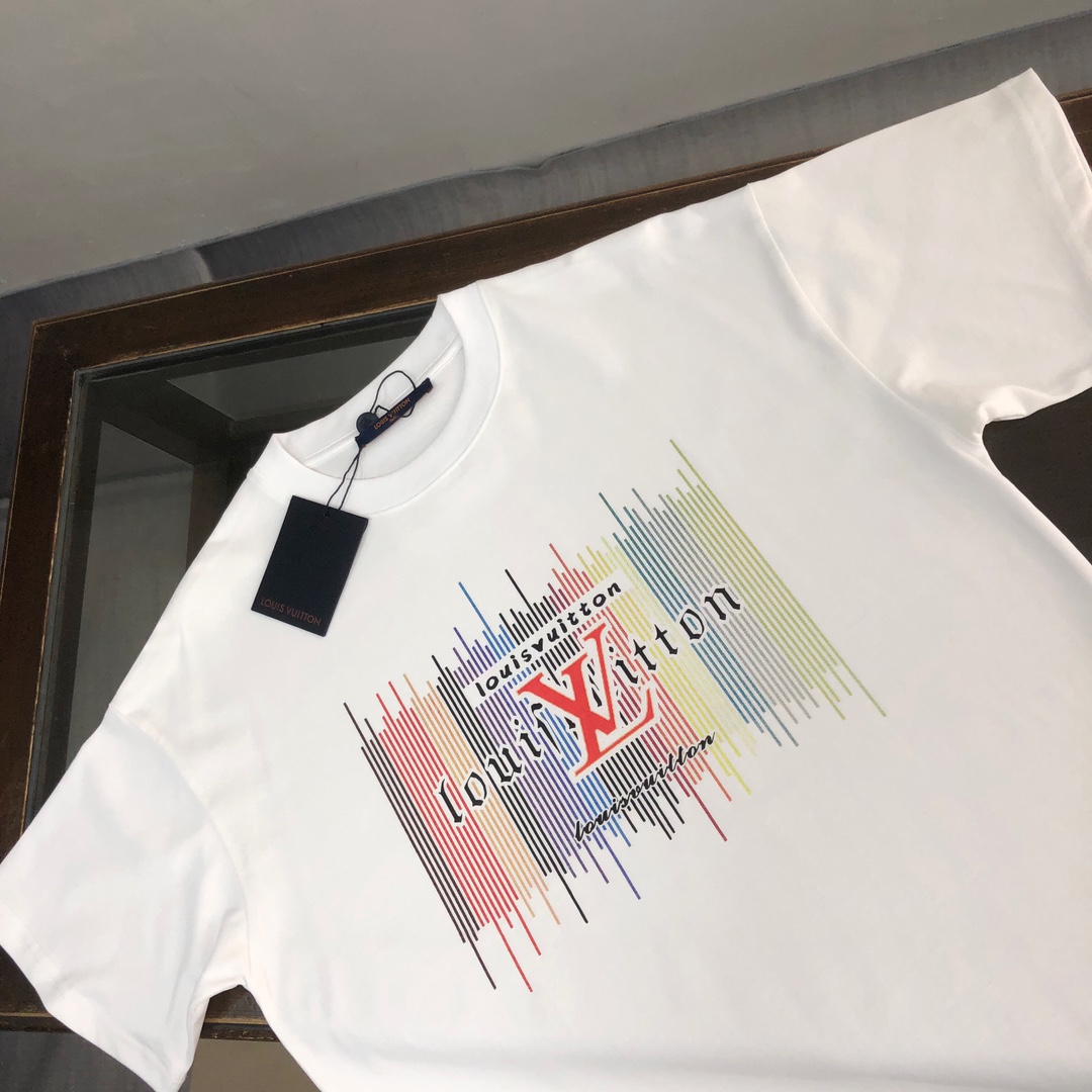 Louis vuitton/LV高仿奢侈品高端人士單品原來短袖T恤