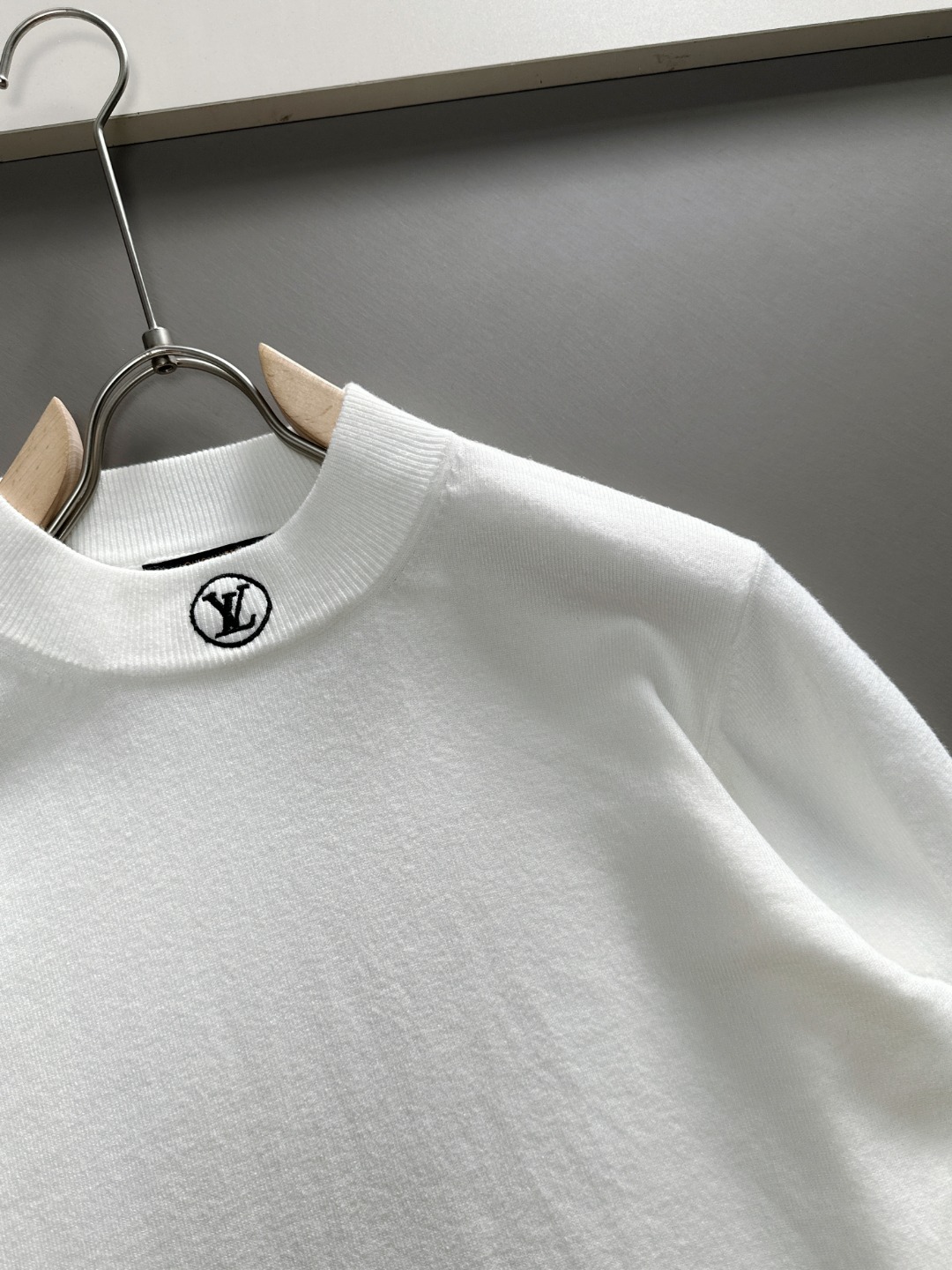羊毛混紡LV原單衣服套頭毛衣薄款