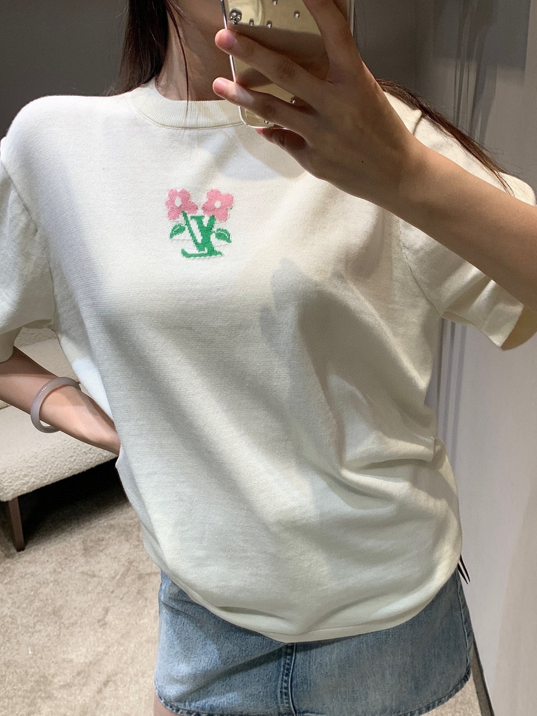 頂級復刻一比一LV圓領短袖T恤女款 2024新品