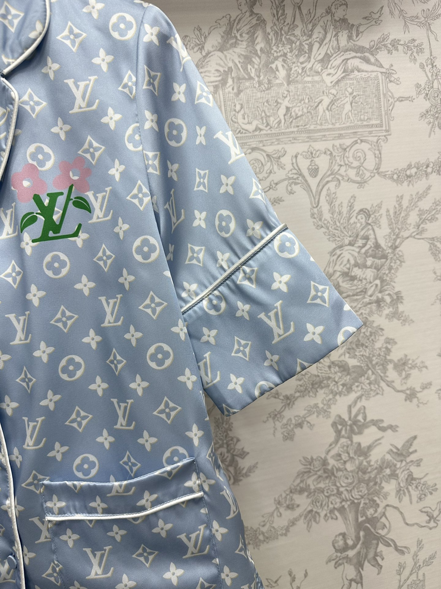 頂級高仿奢侈品LV原單睡衣套裝居家服