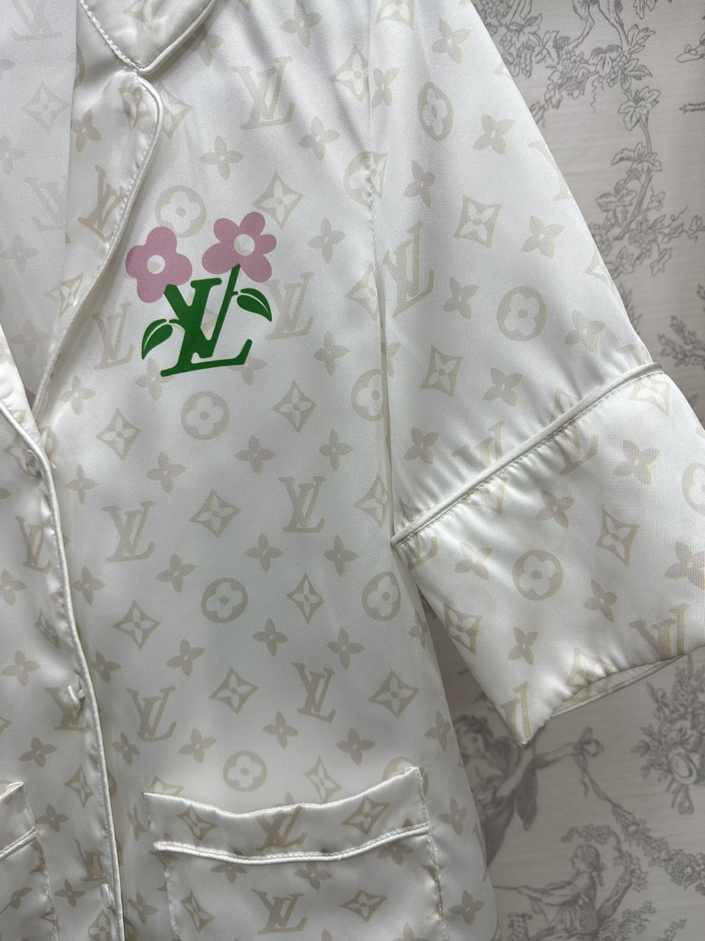 頂級原單高仿LV春夏睡衣居家服奢侈品太美了