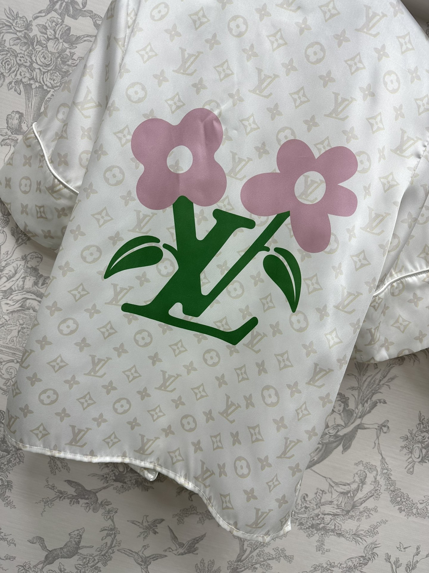 頂級原單高仿LV春夏睡衣居家服奢侈品太美了