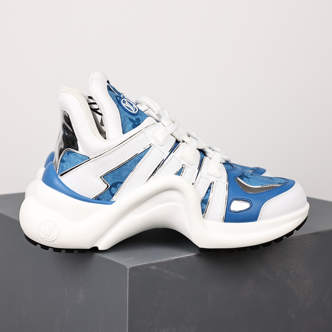 清晰藍色Louis Vuitton Archlight Sneakers 精品一比一老爹鞋