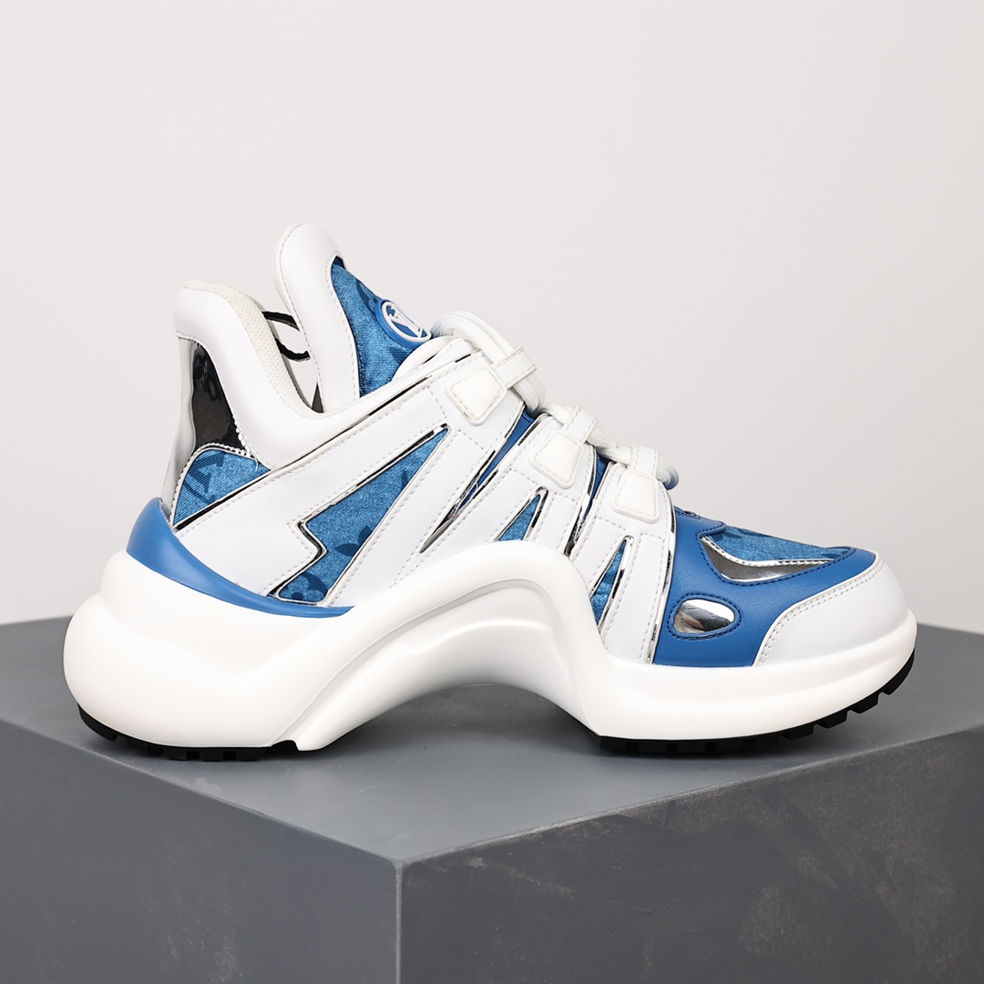 清晰藍色Louis Vuitton Archlight Sneakers 精品一比一老爹鞋