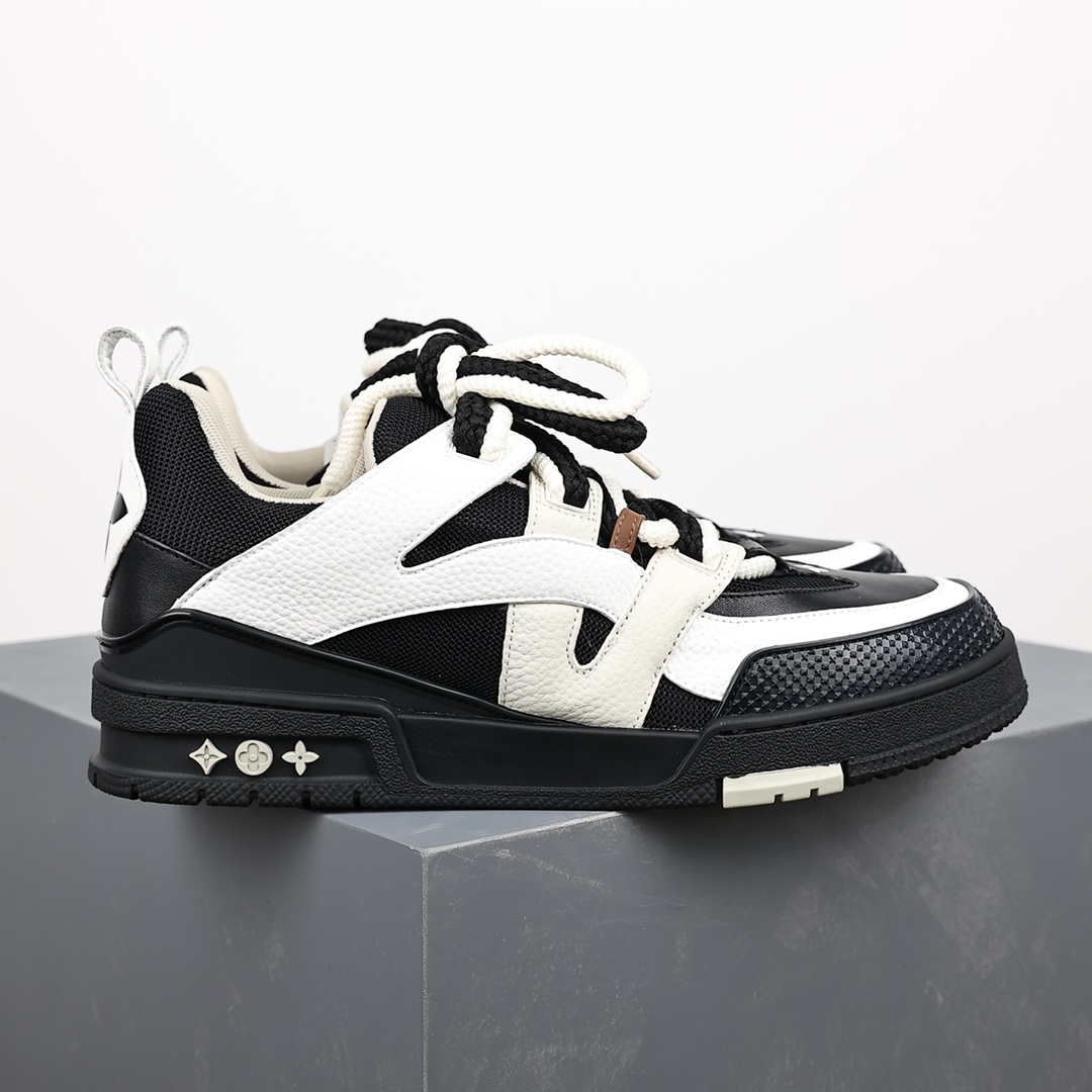 頂級原單LV男女同款面包鞋子Louis Vuitton Skate 1854 Low Sneaker