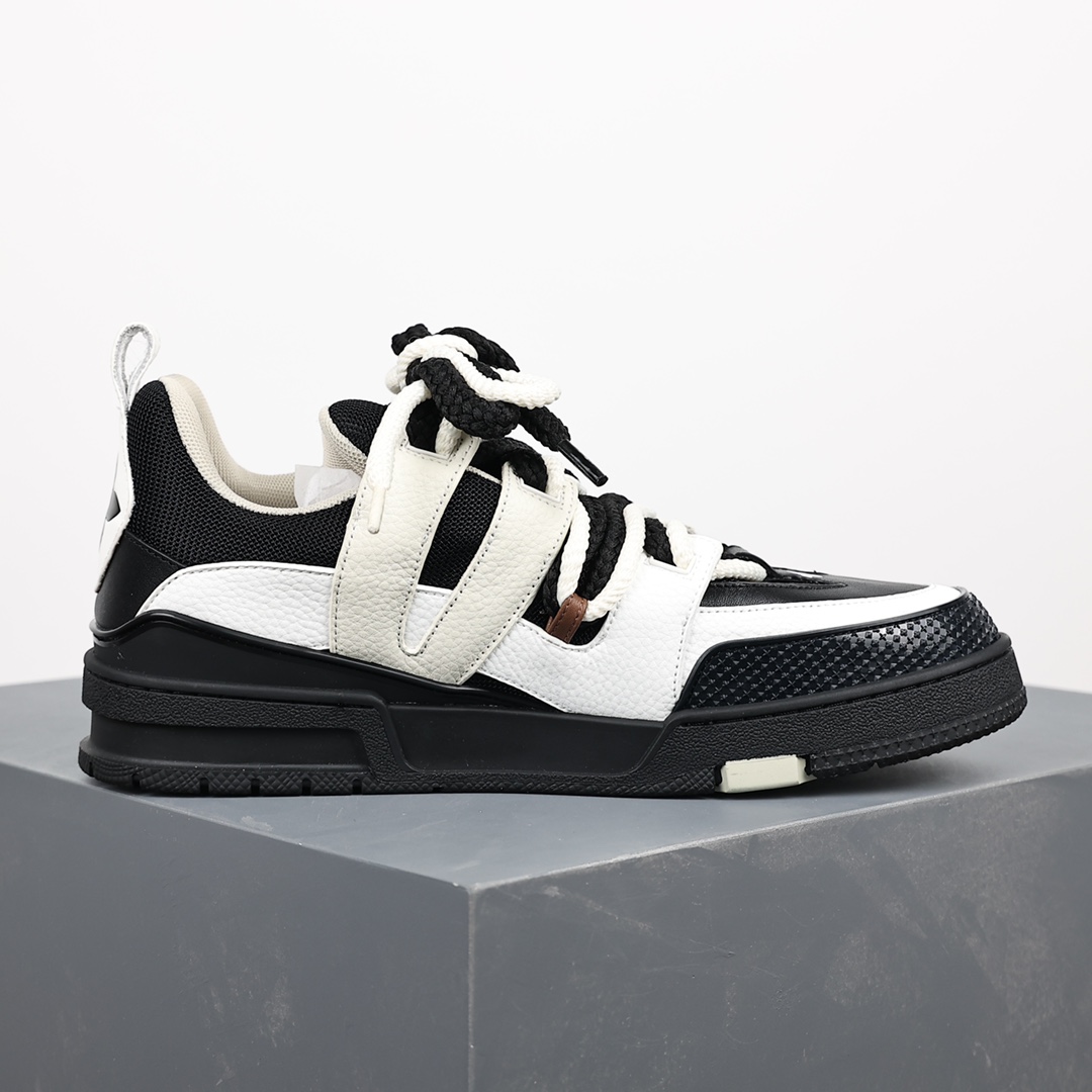 頂級原單LV男女同款面包鞋子Louis Vuitton Skate 1854 Low Sneaker