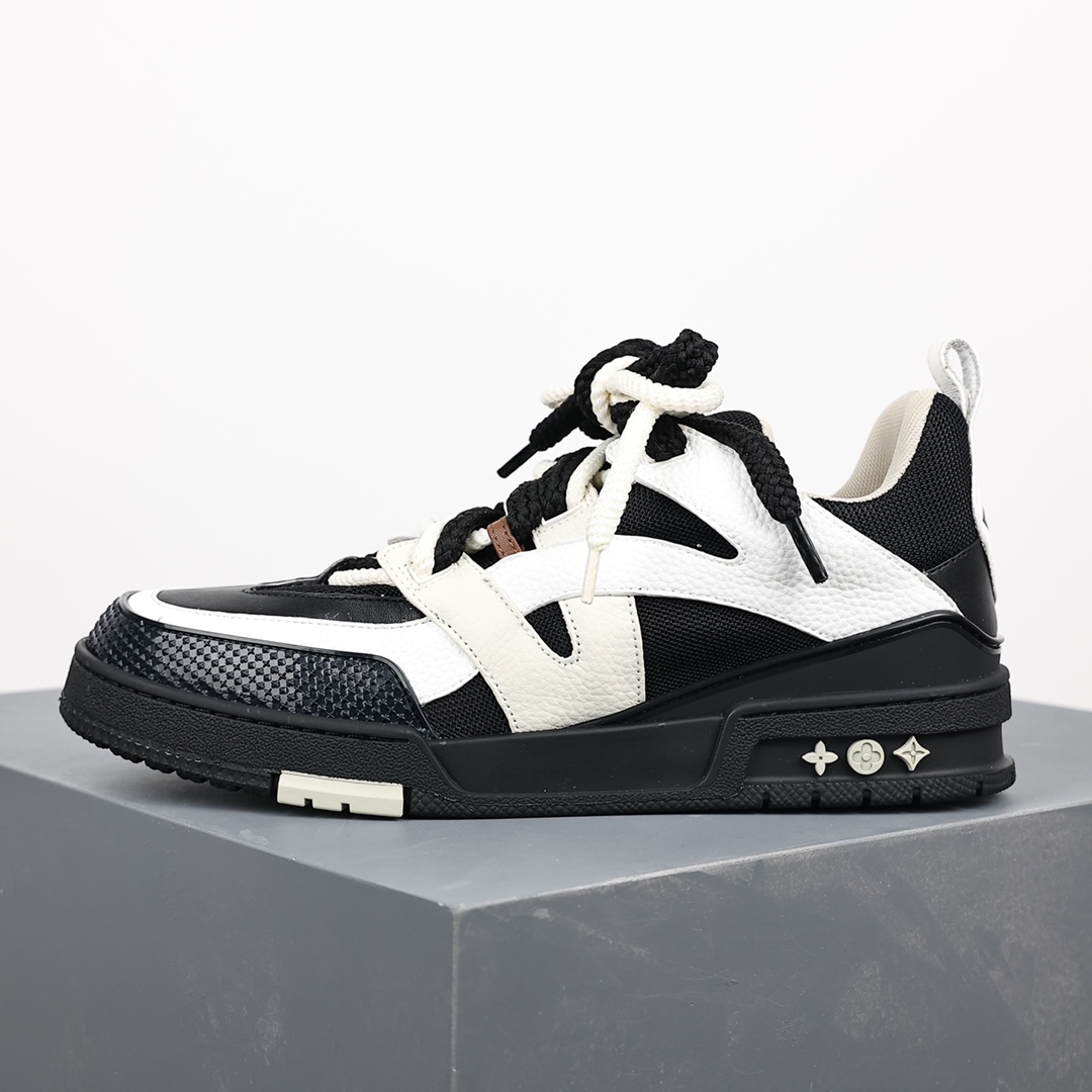 頂級原單LV男女同款面包鞋子Louis Vuitton Skate 1854 Low Sneaker