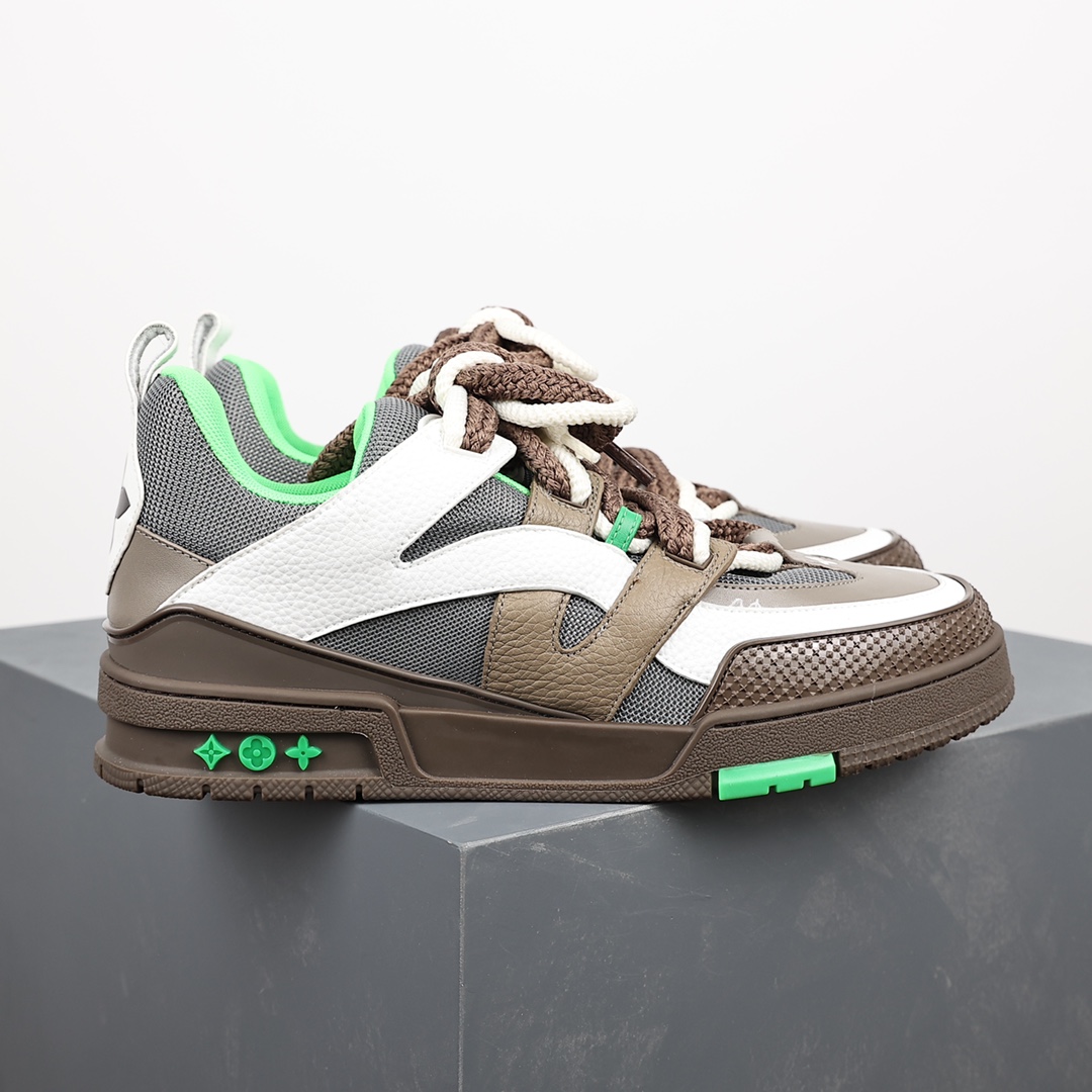Louis Vuitton Skate 1854 Low Sneaker 低幫麵包鞋男女同款莆田鞋