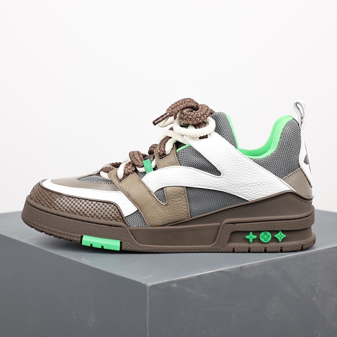 Louis Vuitton Skate 1854 Low Sneaker 低幫麵包鞋男女同款莆田鞋