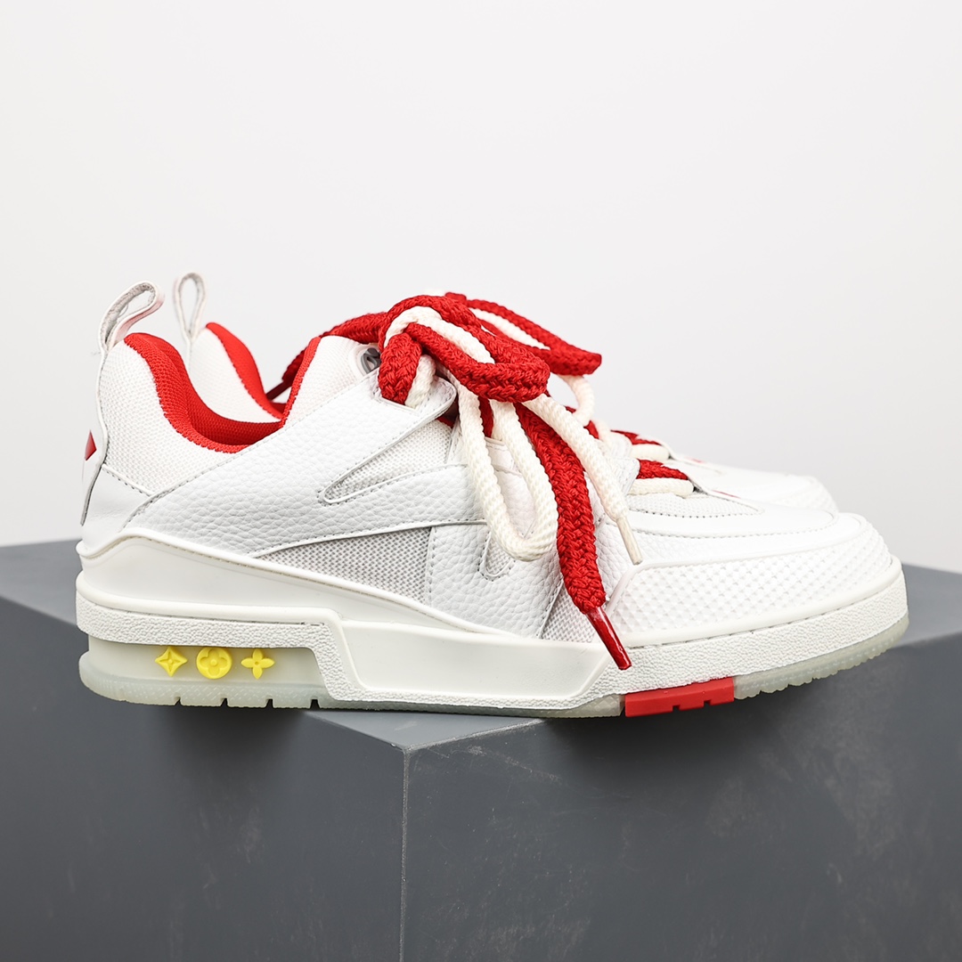 路易威登Louis Vuitton Skate 1854 Low Sneaker 極品高仿低幫鞋麵包鞋