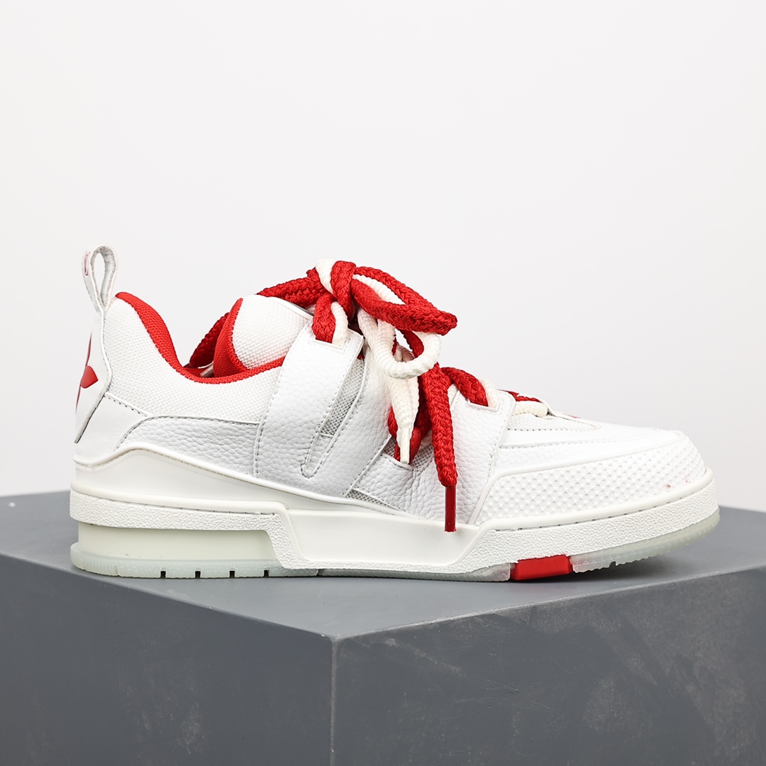 路易威登Louis Vuitton Skate 1854 Low Sneaker 極品高仿低幫鞋麵包鞋