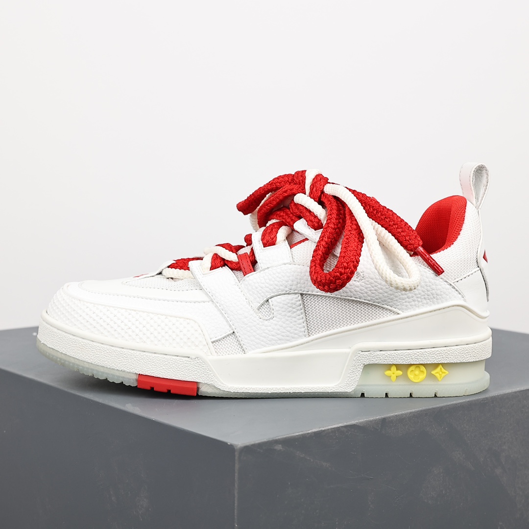 路易威登Louis Vuitton Skate 1854 Low Sneaker 極品高仿低幫鞋麵包鞋