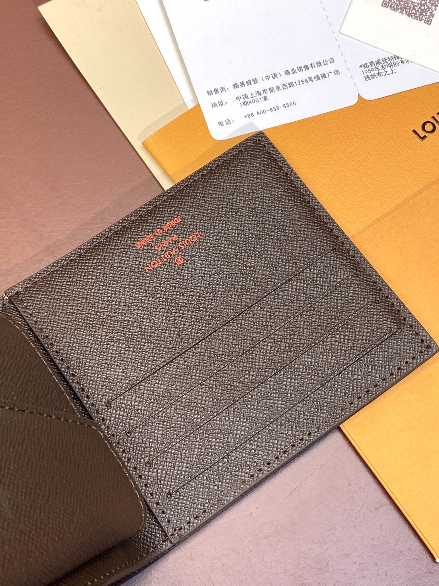 M62288 咖啡格子 LV頂級原單包包錢夾長錢包新品