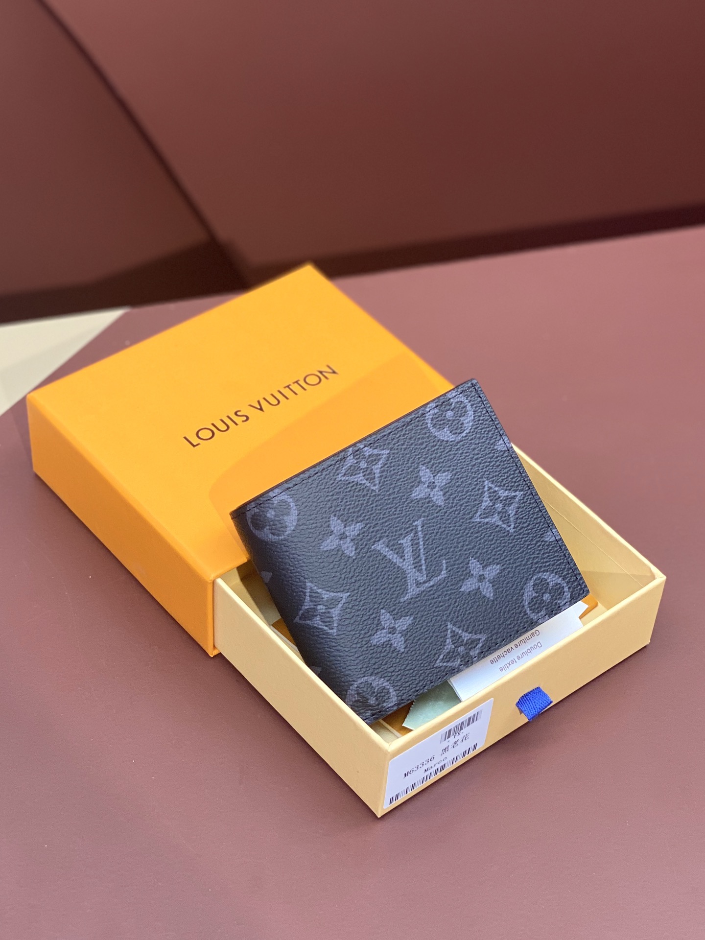 M62288 黑花 epic皮革 LVA貨錢夾