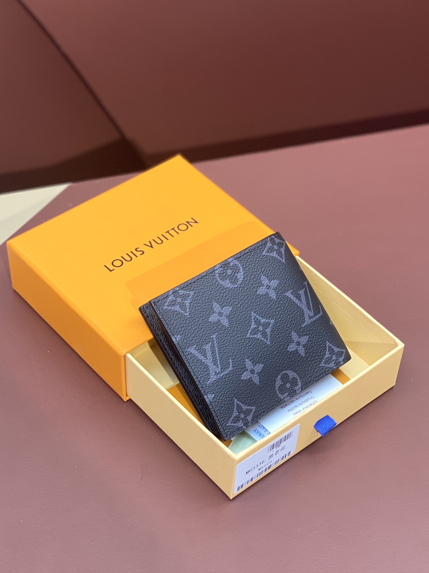 M62288 黑花 epic皮革 LVA貨錢夾