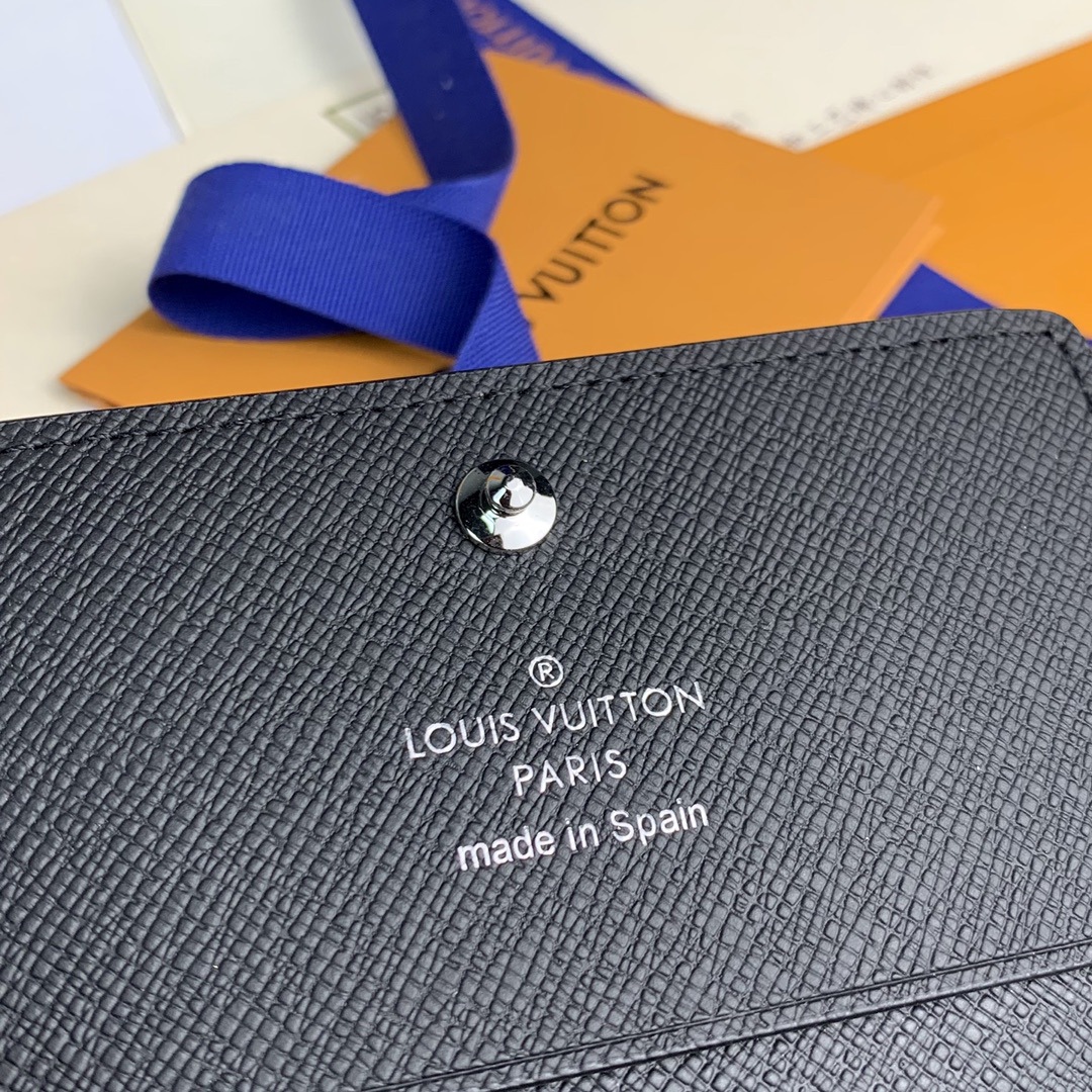 M63801 黑格 ENVELOPPE CARTE DE VISITE 名片夾 LV高仿
