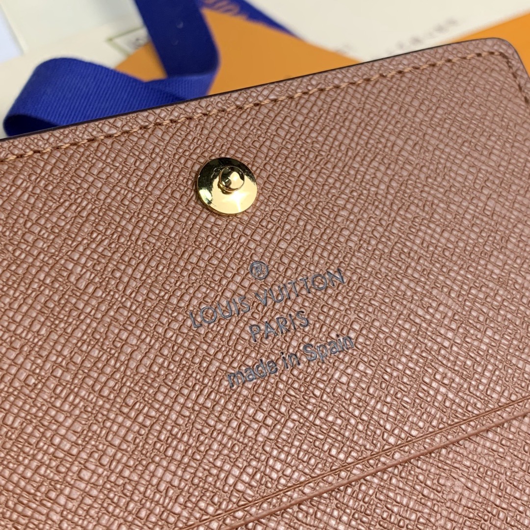 M63801老花LV頂級高仿ENVELOPPE CARTE DE VISITE 名片夾 零錢包