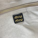 Miu Miu缪缪高仿包 伊勢丹限定托特包 IVY 皮革手提袋 黑色