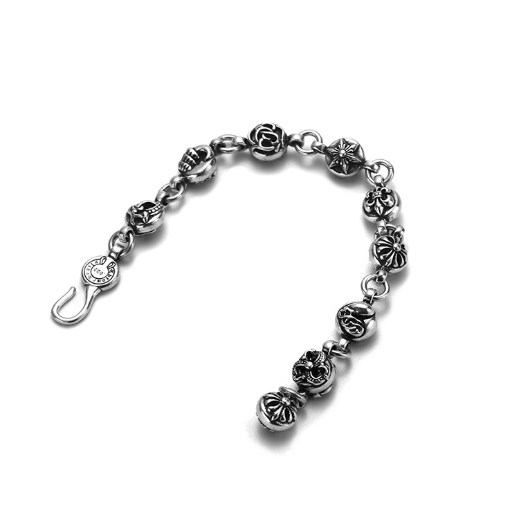 超A貨Chrome Hearts克羅心飾品 元素多球小球手鐲手鍊