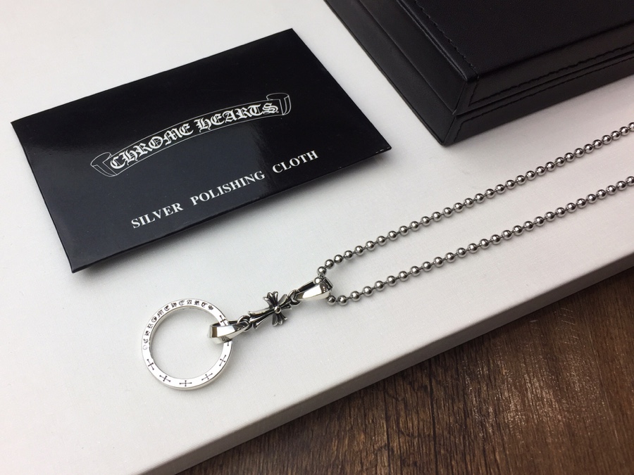 高仿複刻Chrome Hearts克羅心飾品 NTFL水滴十字架戒指吊墜