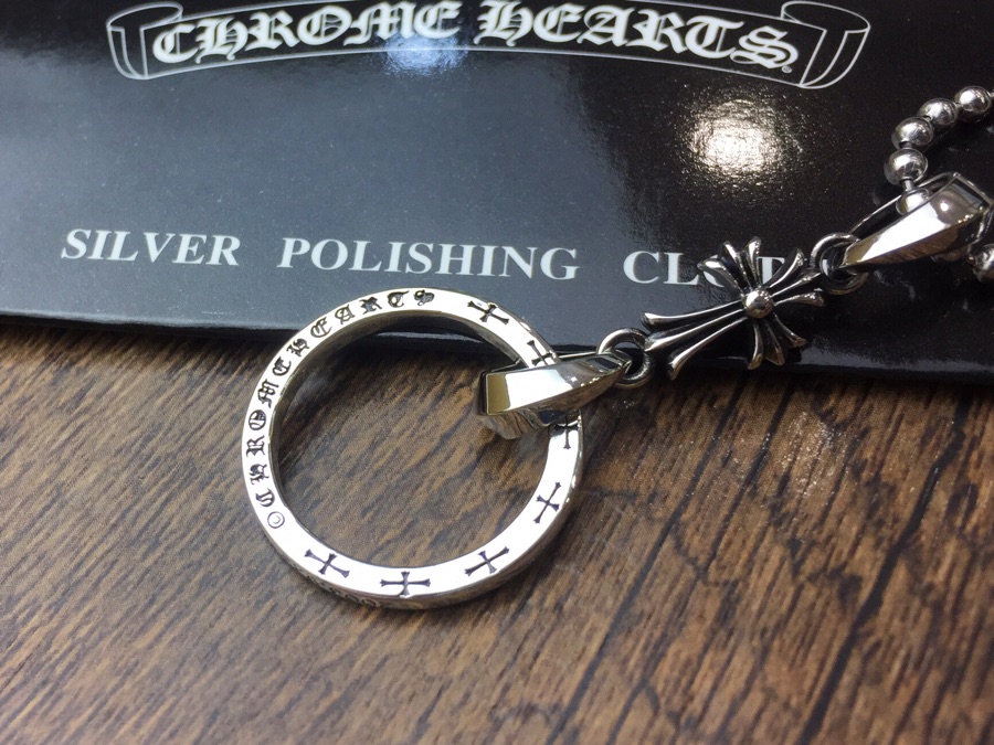 高仿複刻Chrome Hearts克羅心飾品 NTFL水滴十字架戒指吊墜