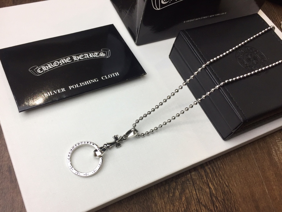 高仿複刻Chrome Hearts克羅心飾品 NTFL水滴十字架戒指吊墜