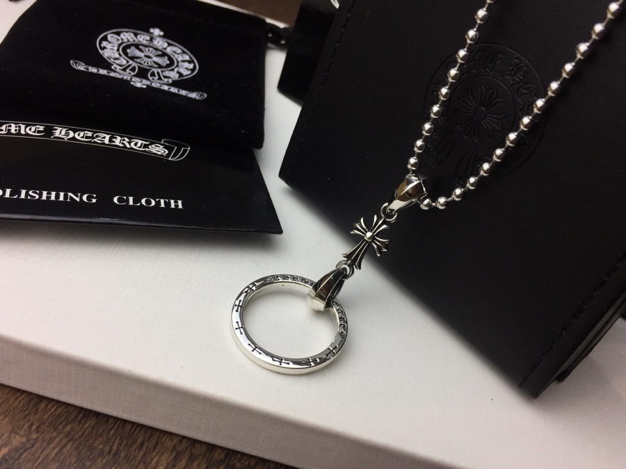 高仿複刻Chrome Hearts克羅心飾品 NTFL水滴十字架戒指吊墜