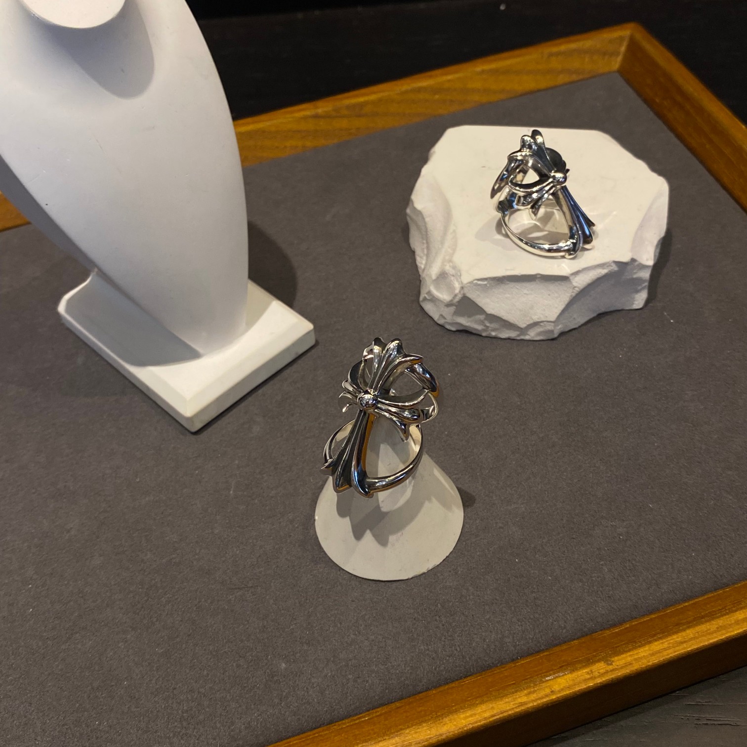 原單複刻Chrome Hearts克羅心飾品 純銀無盡戒指