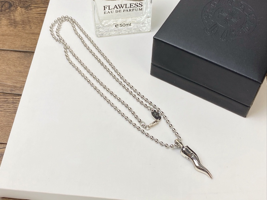 專櫃複刻Chrome Hearts克羅心飾品 狼牙吊墜項鍊