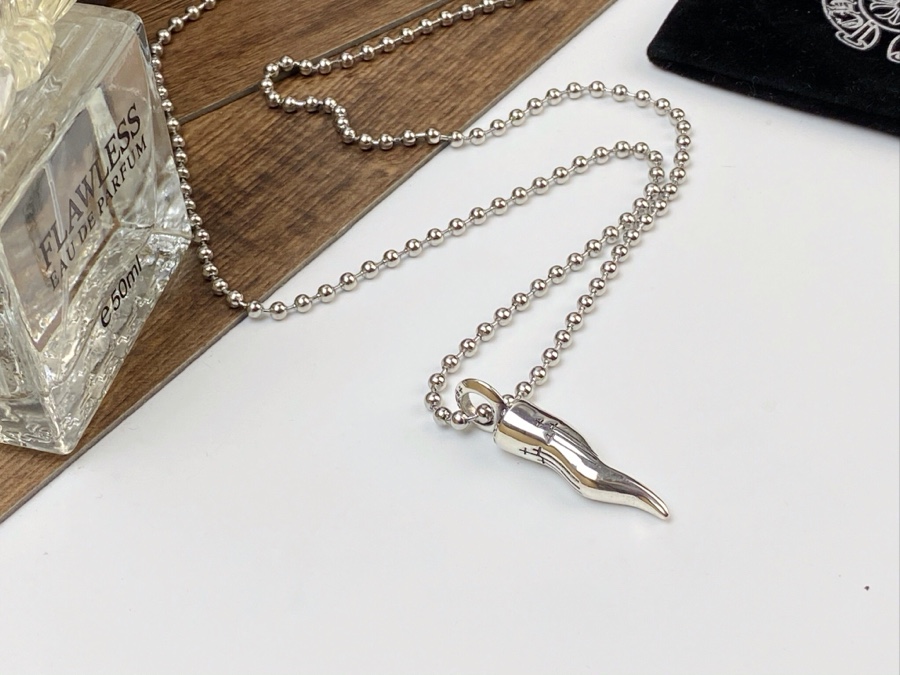 專櫃複刻Chrome Hearts克羅心飾品 狼牙吊墜項鍊