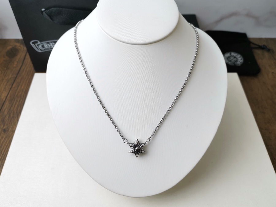 1比1高仿Chrome Hearts克羅心飾品 MINI六芒星吊墜項鍊