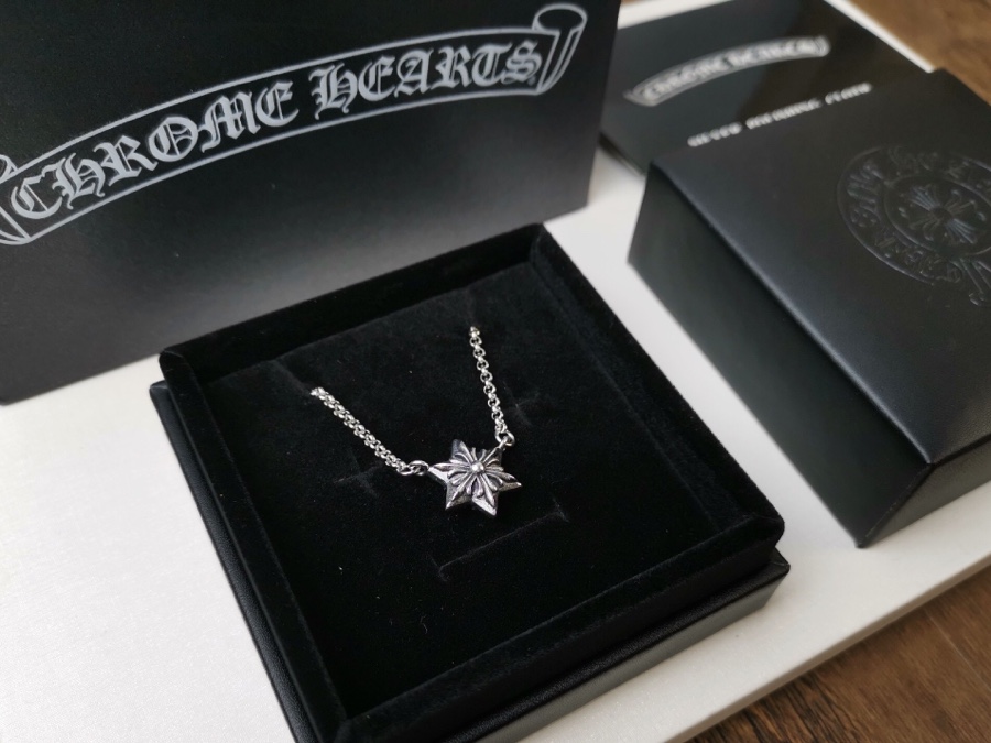 1比1高仿Chrome Hearts克羅心飾品 MINI六芒星吊墜項鍊