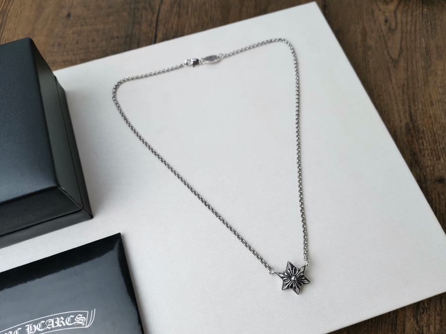 1比1高仿Chrome Hearts克羅心飾品 MINI六芒星吊墜項鍊