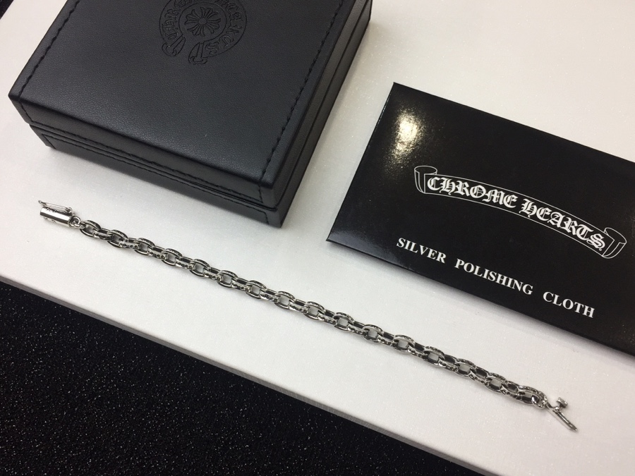 複刻一比一Chrome Hearts克羅心飾品 字母PAPERCHAIN手鍊