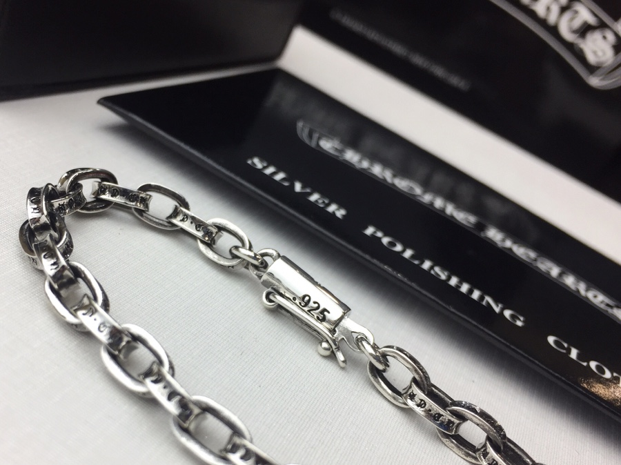 複刻一比一Chrome Hearts克羅心飾品 字母PAPERCHAIN手鍊