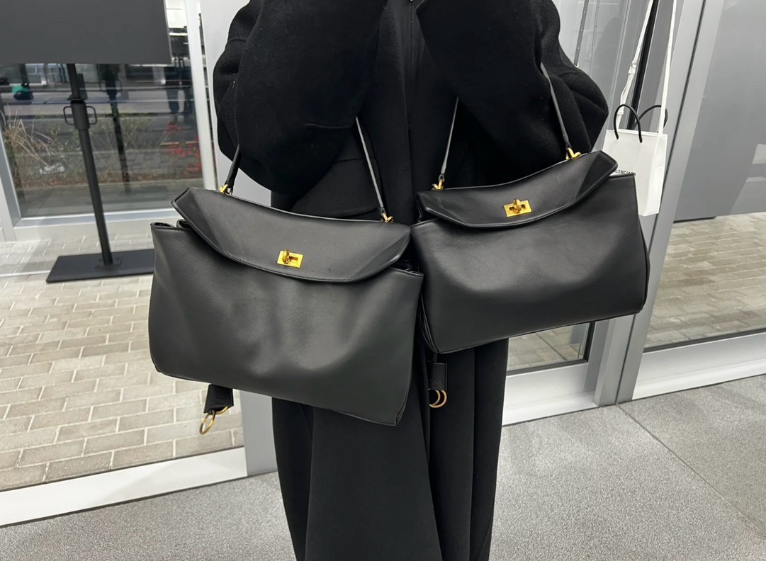 一比一複刻balenciaga巴黎世家包包 RODEO中號小號手提包
