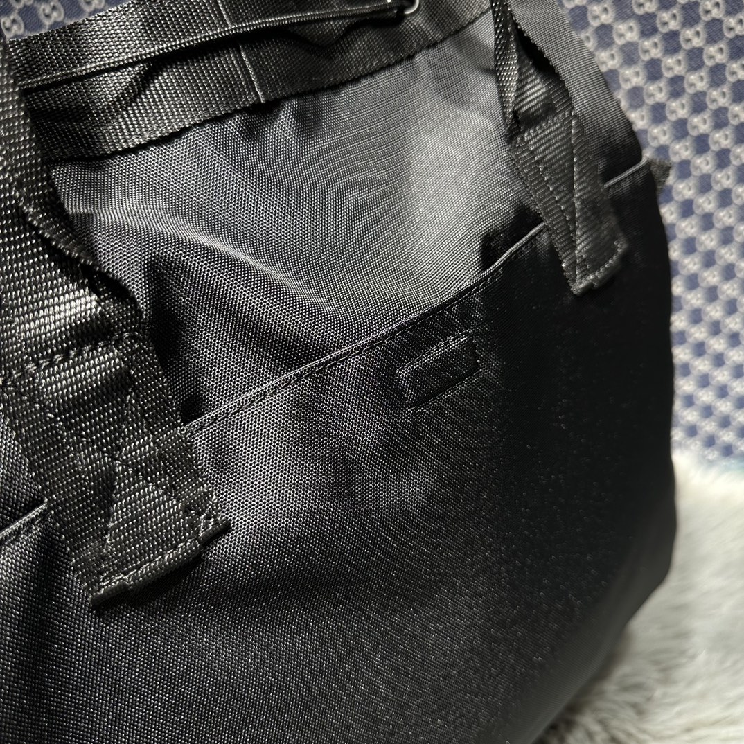 複刻原單balenciaga巴黎世家 Army 黑色尼龍中號托特包