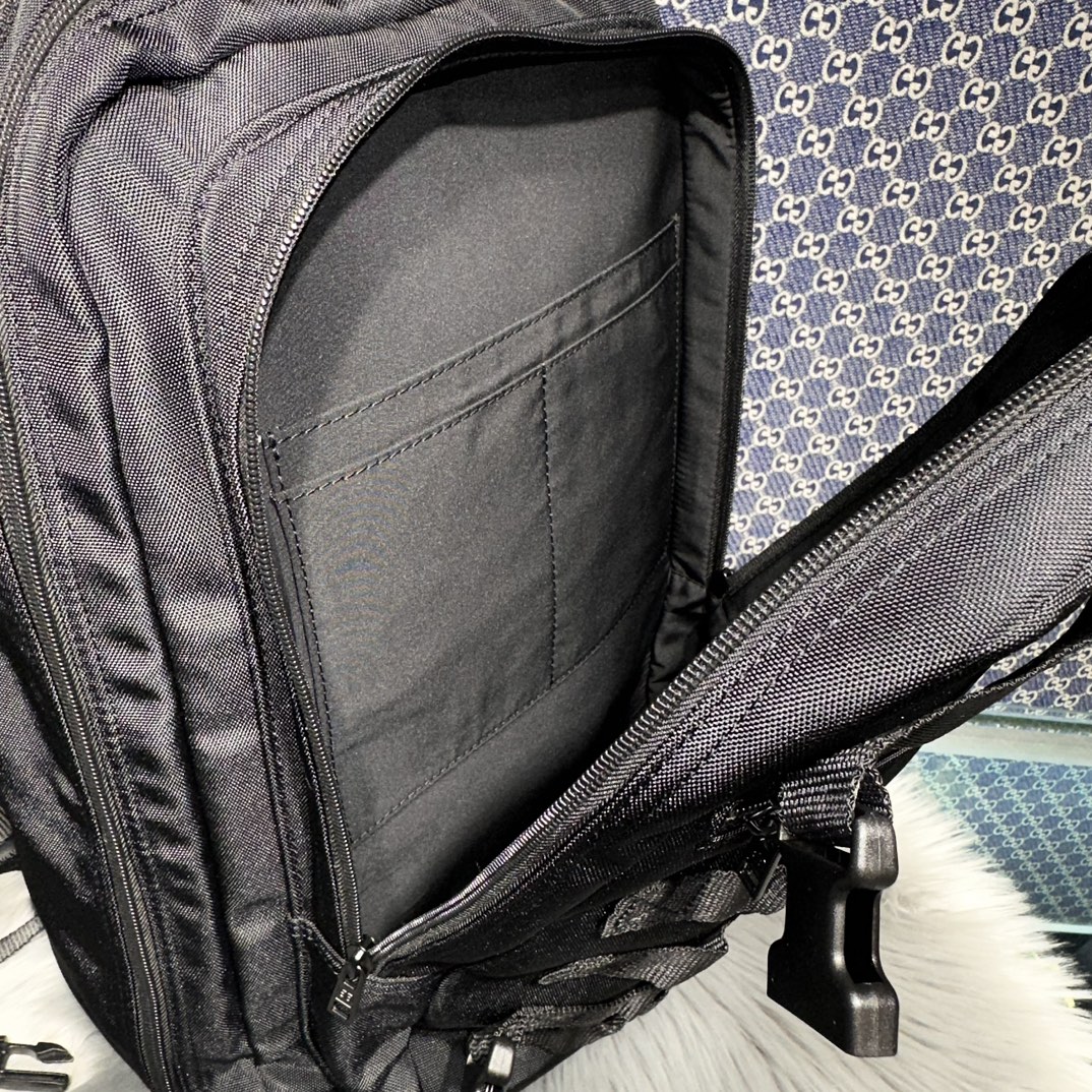 複刻balenciaga巴黎世家 Army Space 小號黑色休閒尼龍雙肩包