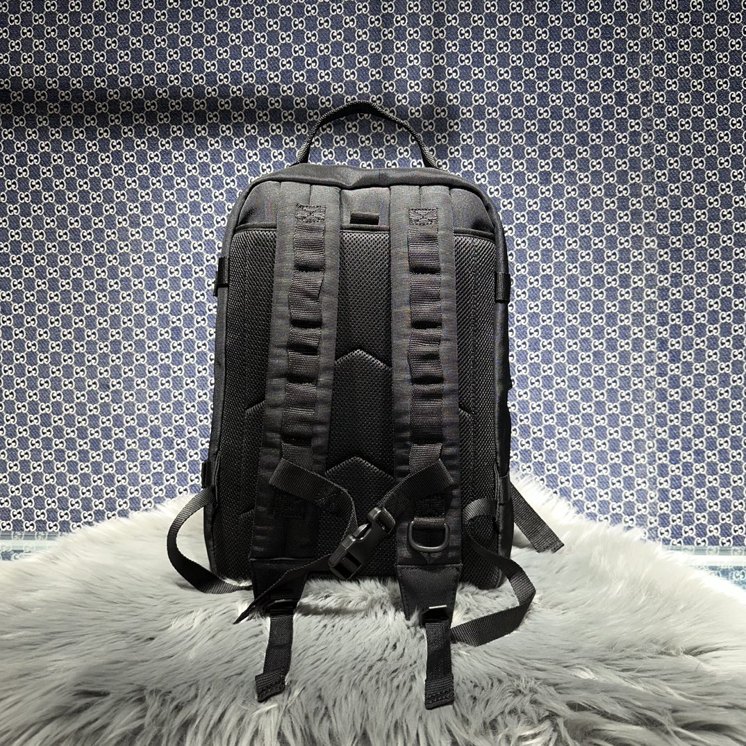 複刻balenciaga巴黎世家 Army Space 小號黑色休閒尼龍雙肩包